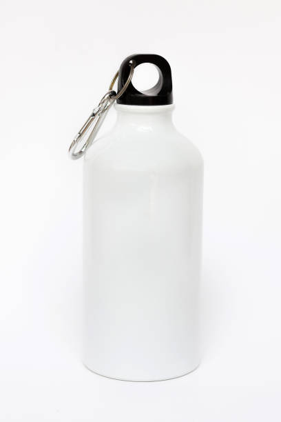 istock White bottle water isolated on white background. 1270961694
