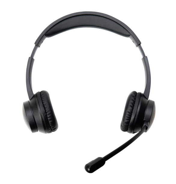 auricolare - headset hands free device single object nobody foto e immagini stock