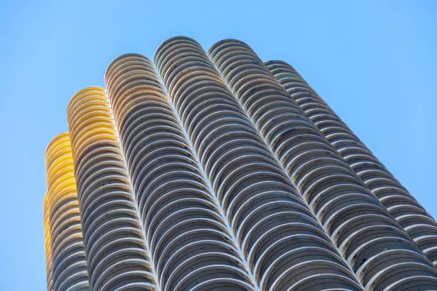 Marina City Tower, Chicago stock photo