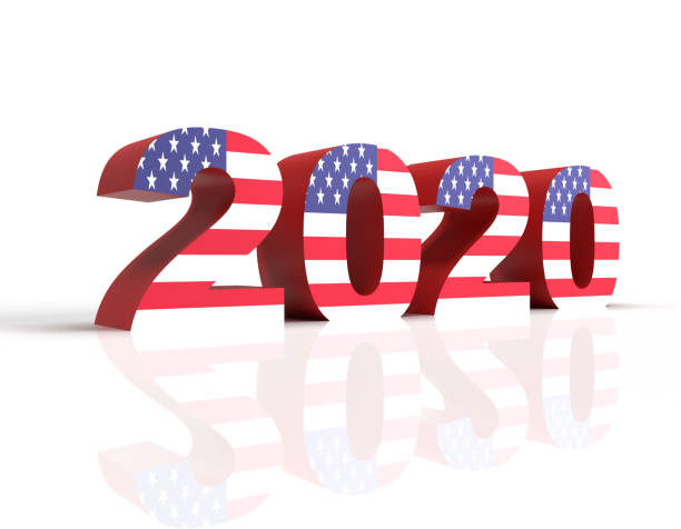 istock 2020 numbers in united states flag colors 1270963547