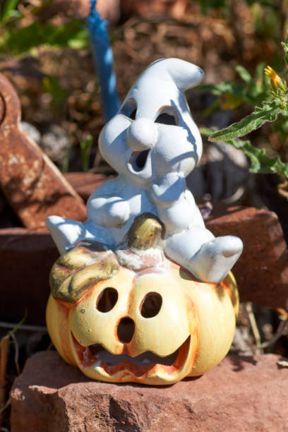 istock a Shiny halloween pumpkins made of ceramic. 1270964626