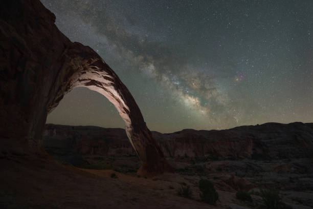 istock Milky Way Galaxy at Corona Arch in Moab Utah 1270975314