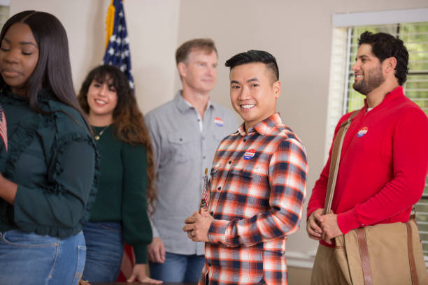 istock Voters at Polling Place 1270975434