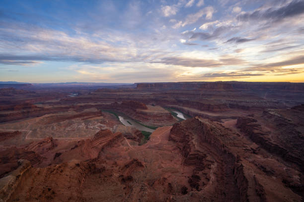 istock Dead Horse Point overlook at dusk 1270976279