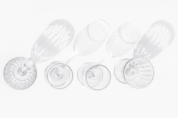 istock Four glasses on a white background. 1270987999