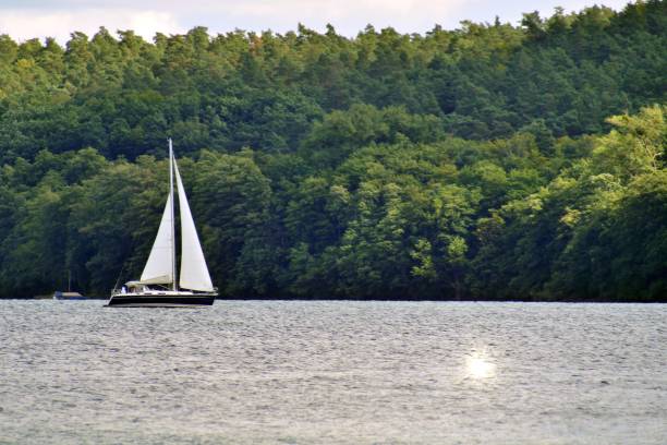 istock A sailing boat at the lake 