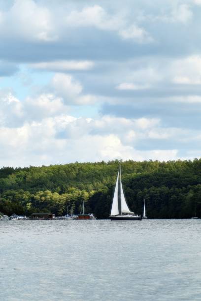 istock A sailing boat at the lake 