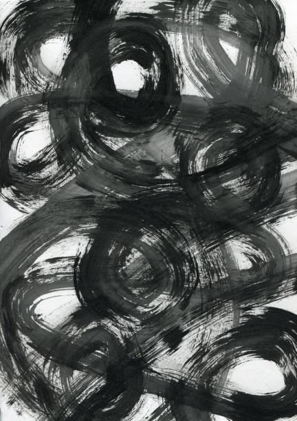 Hand painted acrylic minimalist abstract artwork