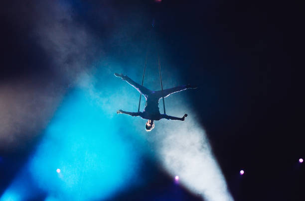 istock An air acrobat in the circus ring 1271009514