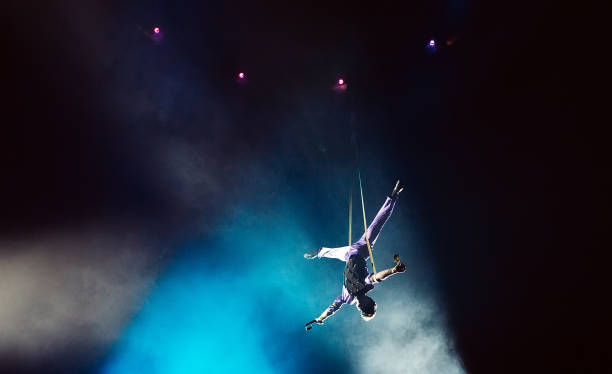 istock An air acrobat in the circus ring 1271009518