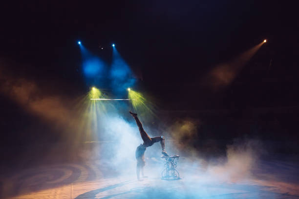 istock A man dancing in the circus arena 1271009546
