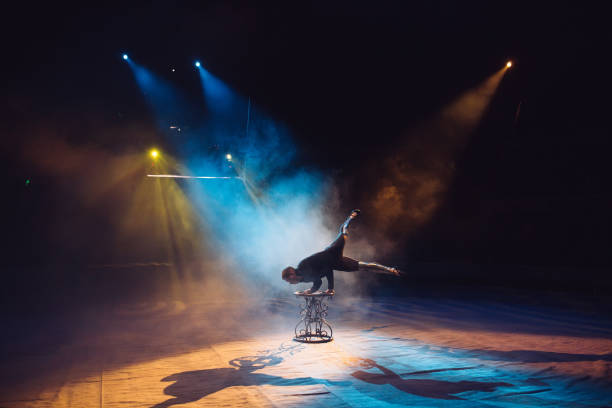 istock A man dancing in the circus arena 1271009566