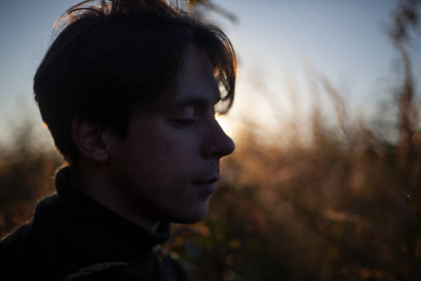 istock Portrait of a guy at dawn. 1271012641