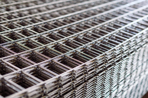 istock Metal grid. Heavy industry production. Metal rolling plant 1271013832