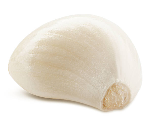 istock garlic, isolated on white background, clipping path, full depth of field 1271014808