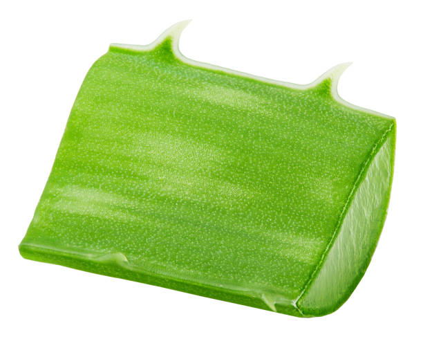 istock Aloe vera, slice, isolated on white background, clipping path, full depth of field 1271014828