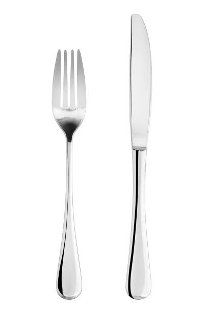 istock fork, knife, cutlery isolated on white background, clipping path 1271014858