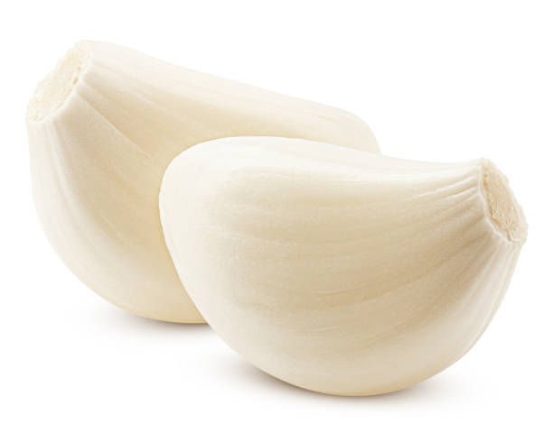 istock garlic, isolated on white background, clipping path, full depth of field 1271014880