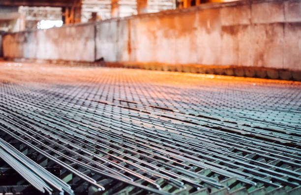 istock Metallurgy industry. Rolling mill. The valve is cooled after rolling 1271015902