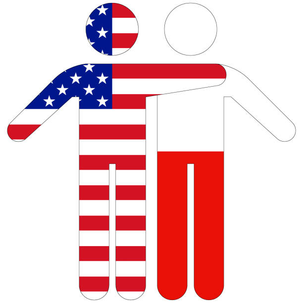 istock USA - Poland / friendship concept on white background 1271018034