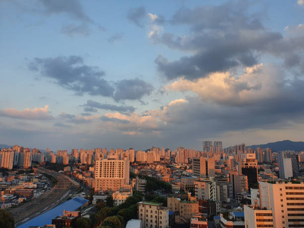 City of Daegu, during Sunset