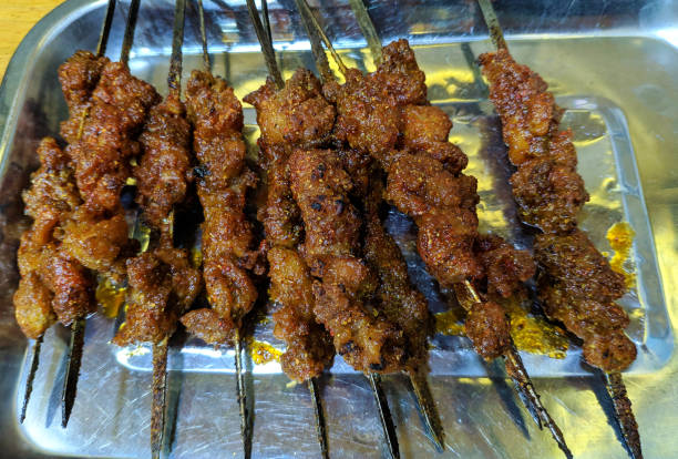 istock fresh mutton shashlik on the silver plate 1271023591
