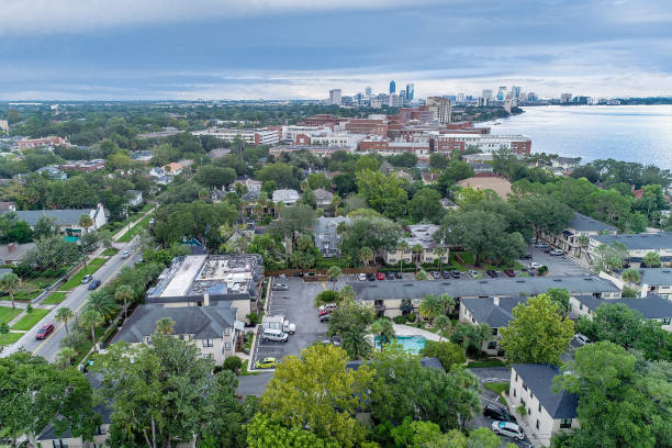 istock Drone View over Florida Riverside Neighborhood 1271023614