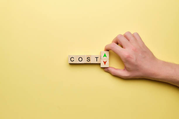 istock Concept price change with up and down arrows image 1271023690