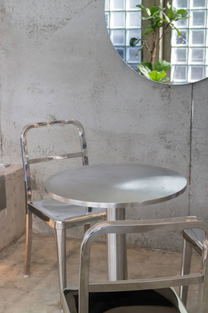 istock Minimal cafe interior decorating with modern furniture set 1271024878