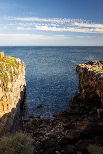 istock Beautiful view to ocean rocky cliffs in Cascais 1271026553