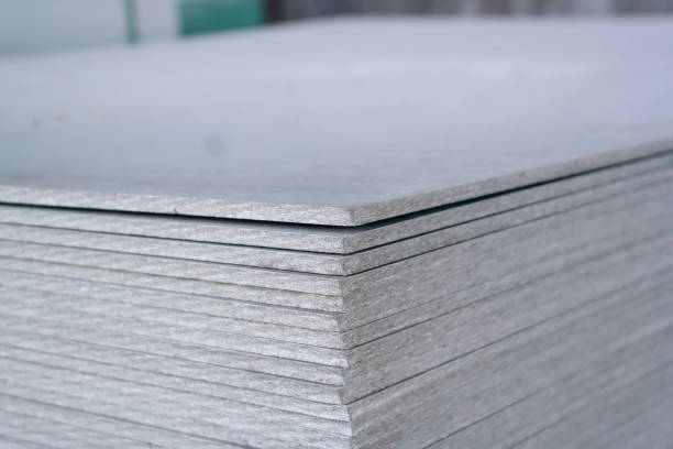 istock asbestos-cement slates stacked for use in home construction. 1271029168