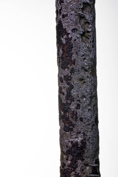 istock Steel bar with texture degraded 1271043575