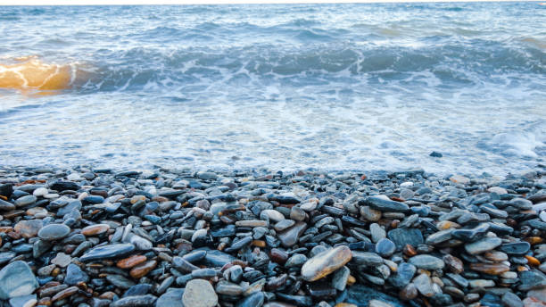 istock Beach with colorful stones at Eagean part in Turkey 1271065849