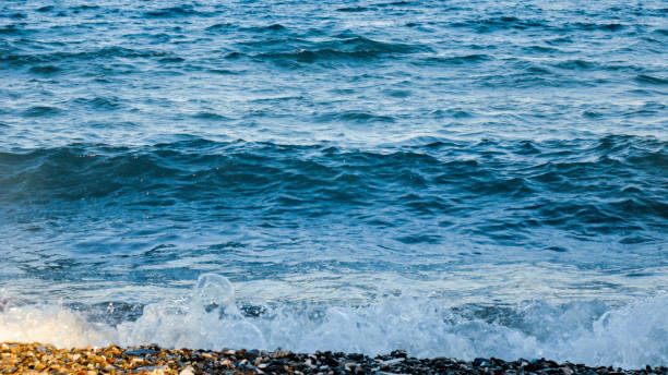 istock Sea view from the coast at Mediterranean part in Turkey 1271065879