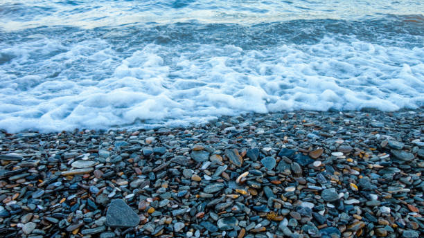 istock Beach with colorful stones at Eagean part in Turkey 1271065896