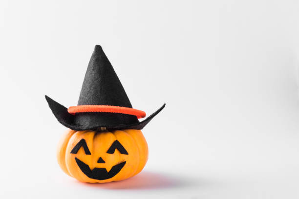 istock ghost pumpkin head jack lantern scary smile wear hat 1271066053