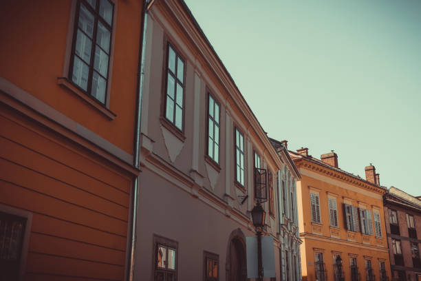 istock Buda district colorful houses in Budapest, Hungary 1271069431