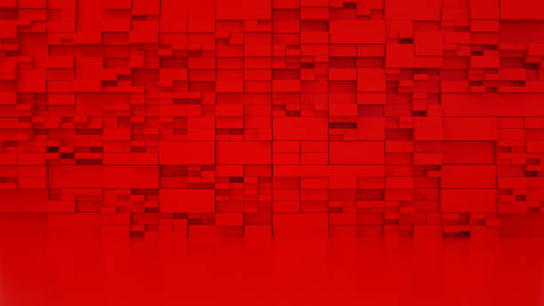 istock Abstract Wall Background with Geometric Shapes 1271076975