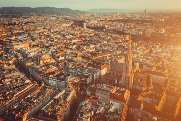 istock Aerial view Of Vienna - Cityscape 1271090832