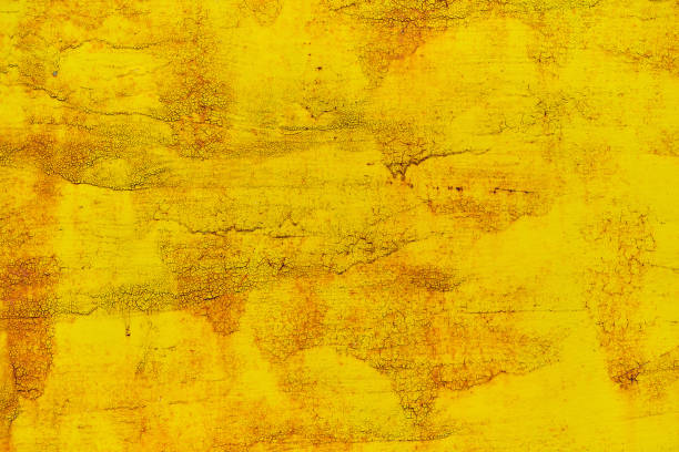 istock Watercolour background in old vintage yellow paint 1271091769