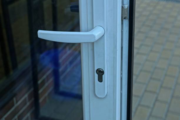 istock white plastic door handle on a glass door 1271095857