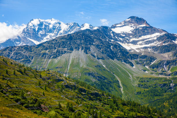 istock Summer Alpine landscape seen from Simplon Pass in Switzerland 1271101909