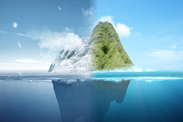 istock Tropical island with winter and summer climate 1271106446