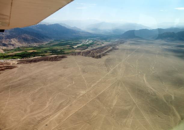 istock Nazca or Nasca mysterious lines and geoglyphs 1271106938