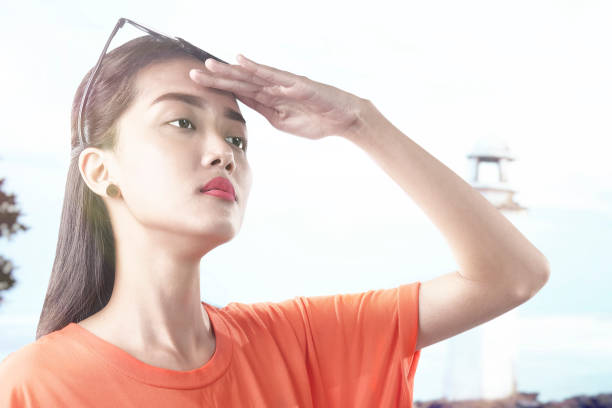 istock Asian woman looking at scenery view 1271107064
