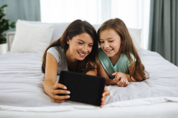 istock Enjoying some online time at home 1271111046