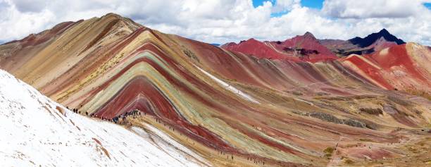istock Rainbow mountains Andes near Cusco in Peru 1271111210