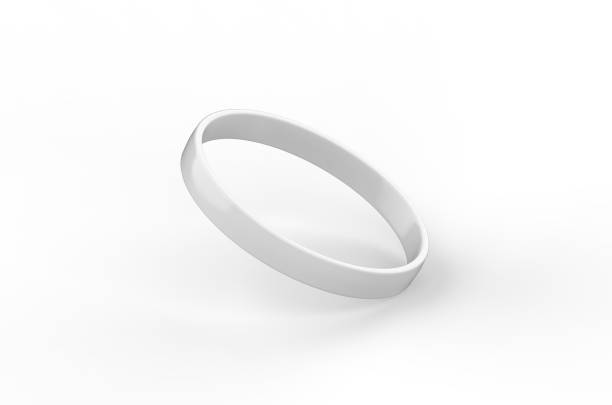istock White silicone wristband mockup template on isolated white background, 3d illustration 1271116462