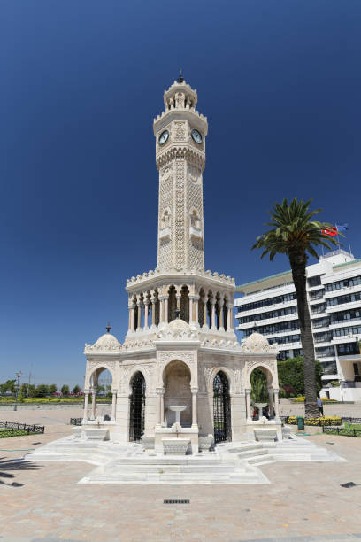 istock Izmir Clock Tower in Konak Square, Izmir City, Turkey 1271117113