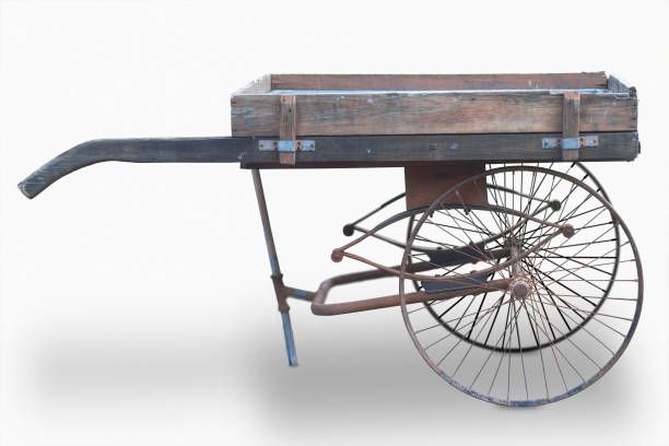 istock wooden wheelbarrow isolated on white 1271118212